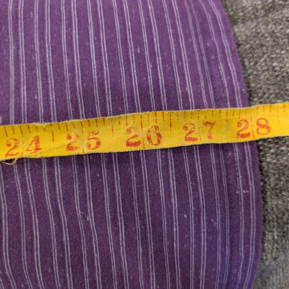 croft & barrow Purple Striped Short Sleeve Tee - Picture 8 of 9